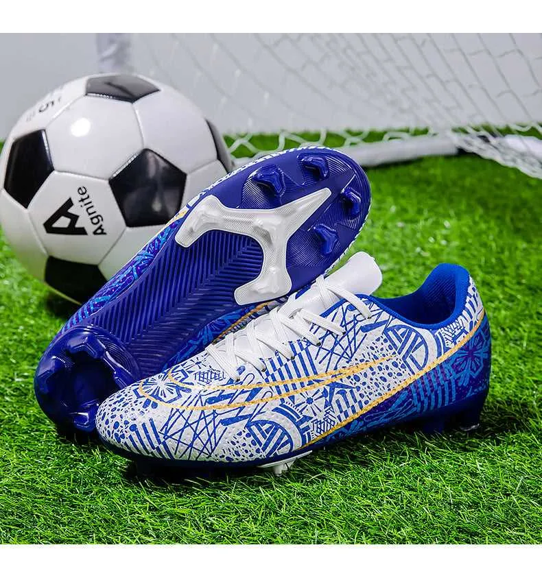 Adult and Kids' Low-Top Soccer Cleats for Training, Large Sizes