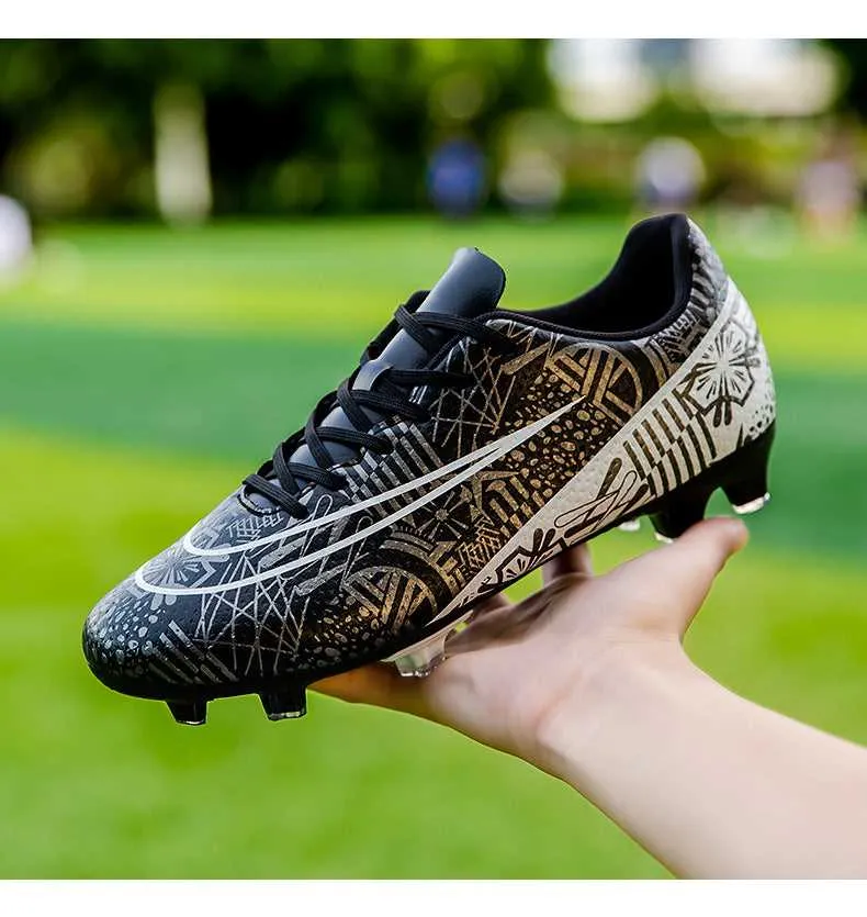 Adult and Kids' Low-Top Soccer Cleats for Training, Large Sizes