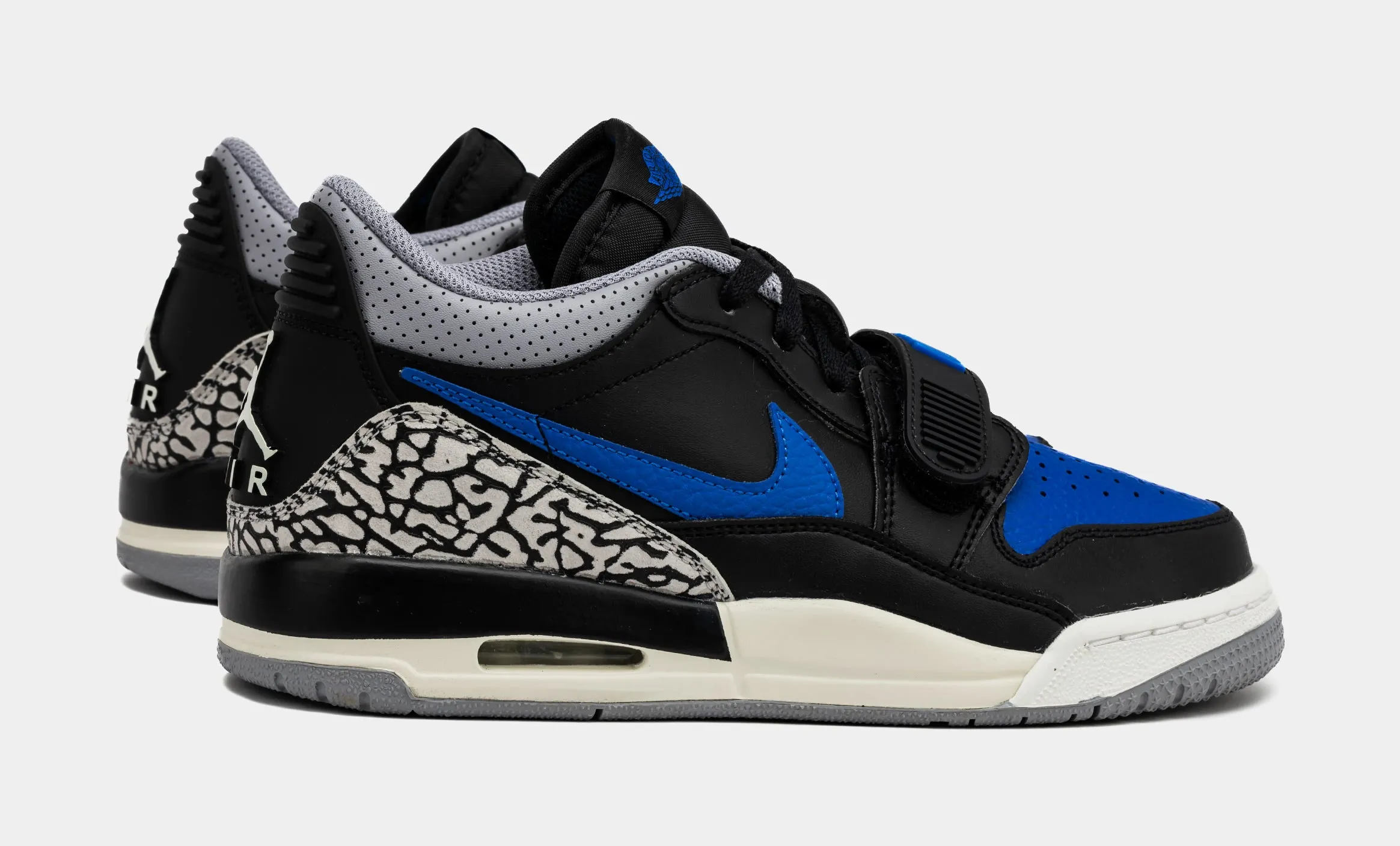 Air Jordan Legacy 312 Low Royal Blue Grade School Basketball Shoes (Black/White/Cement Grey/Game Royal)