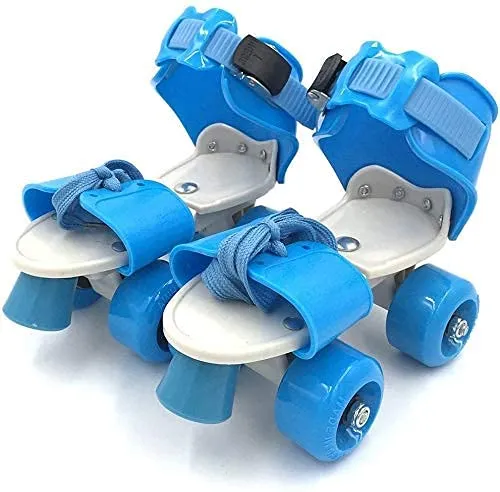 Aravli Roller Skates for Boys and Girls Age Group 5-12 Years Adjustable Inline Skating Shoes for Sport (4-8 UK, Blue)