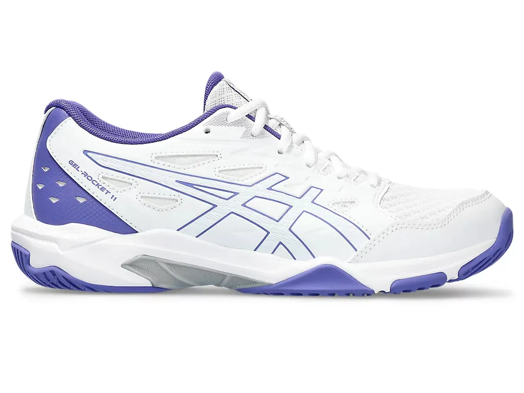 Asics Gel-Rocket 11 Unisex Court Shoe White/Blue