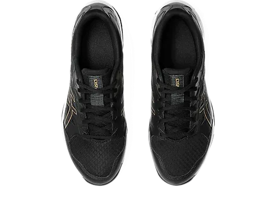 Asics Gel-Rocket 11 Wide Unisex Court Shoe Black/Pure Gold