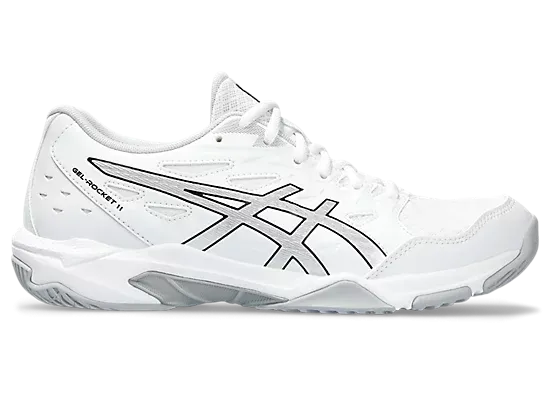 Asics Gel-Rocket 11 Women's Court Shoe White/Pure Silver