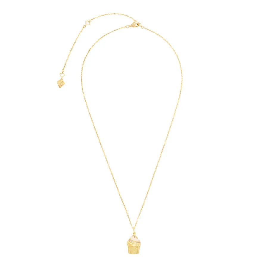 Cafe W Co Sundae Cup Gold Necklace