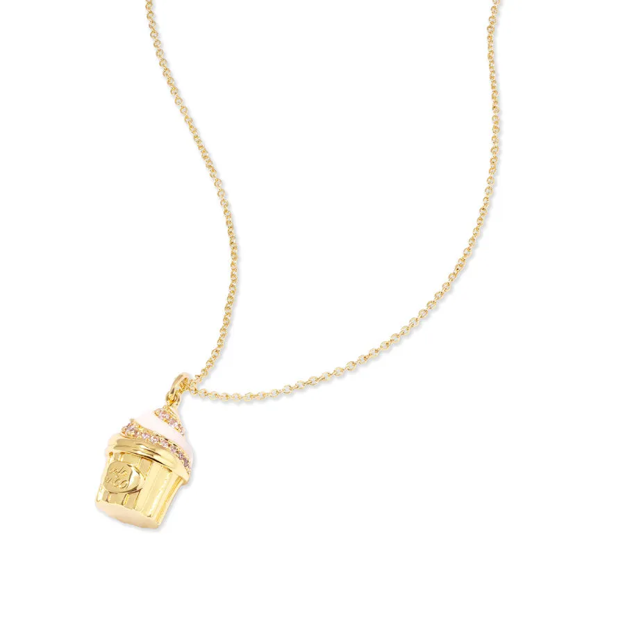 Cafe W Co Sundae Cup Gold Necklace