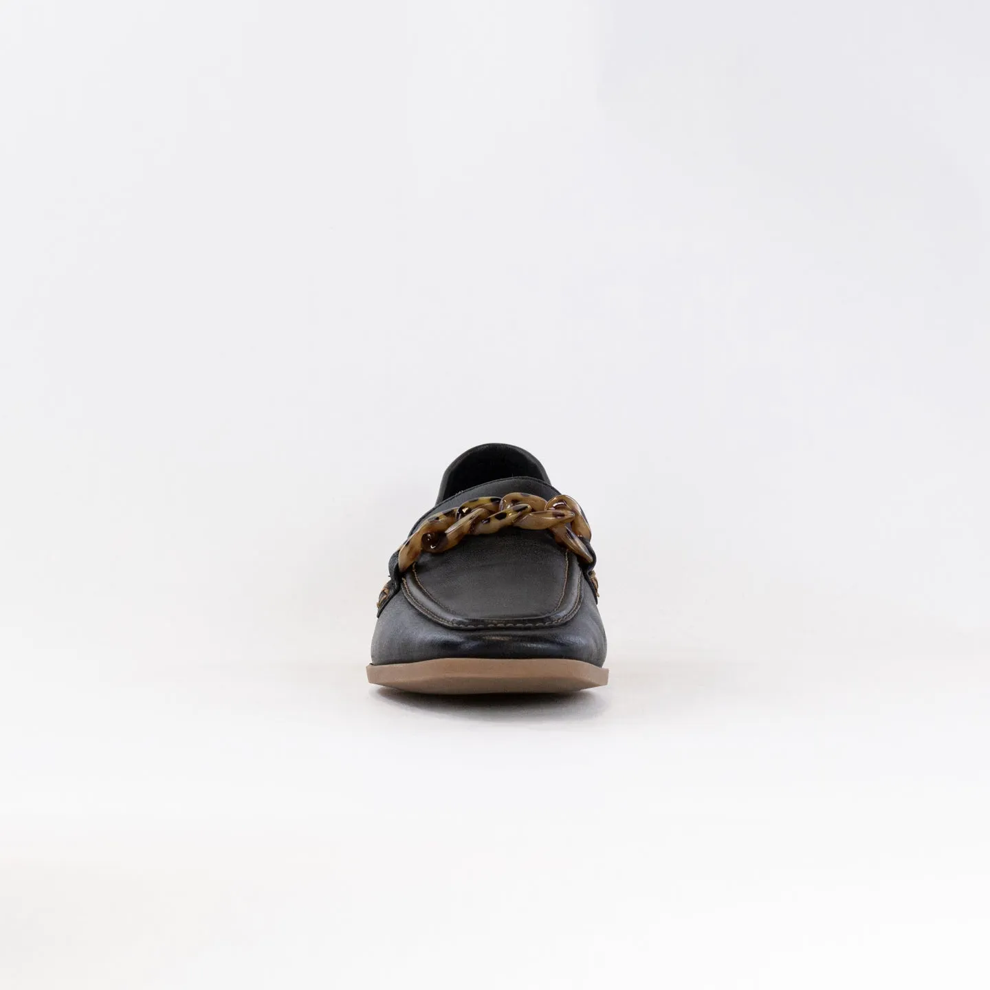 Clarks Sarafyna Iris (Women's) - Black Leather/Tortoise Bit