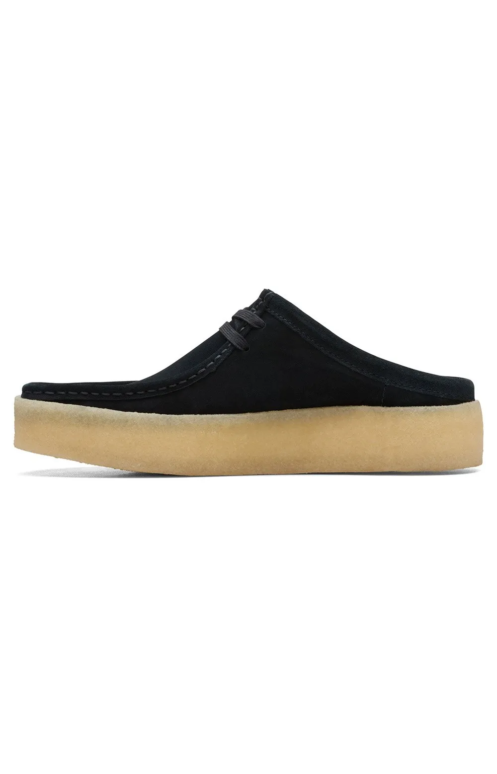 Clarks Wallabee Cup Lo Mule - Black Suede