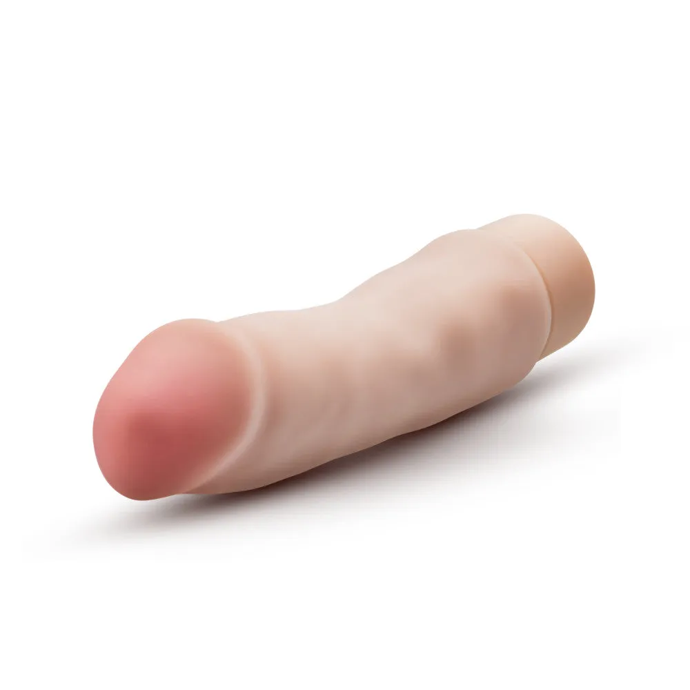 Dr. Skin Silicone By Blush® | Beige 7.75-Inch Long Vibrating Dildo