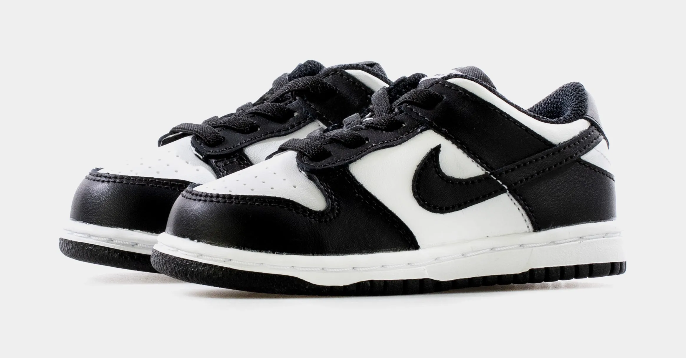 Dunk Low Retro Infant Toddler Lifestyle Shoe (White/Black) Free Shipping