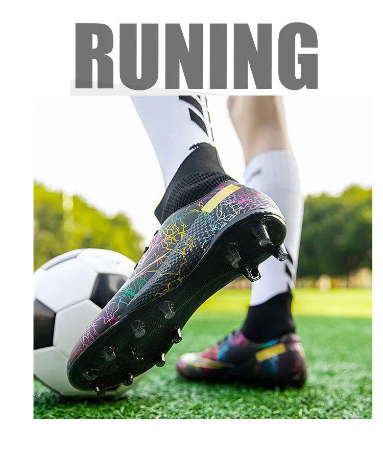 High-Top Soccer Cleats for Kids and adult, Training, Large Sizes