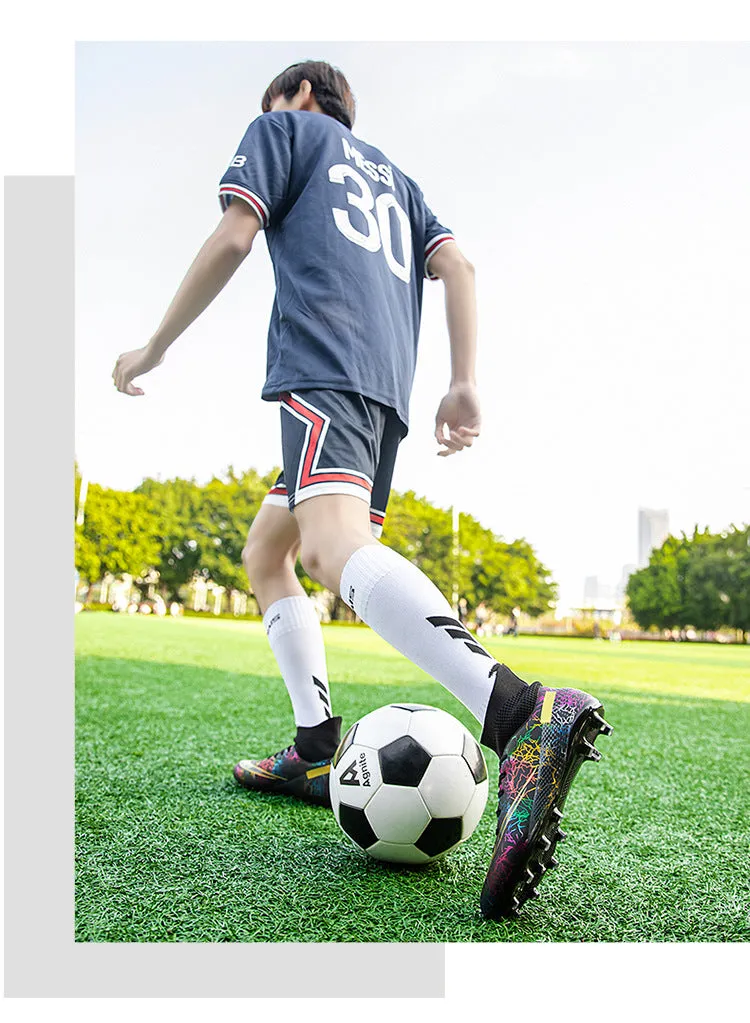 High-Top Soccer Cleats for Kids and adult, Training, Large Sizes