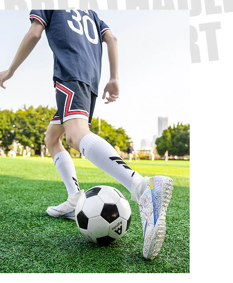 High-Top Soccer Cleats for Kids and adult, Training, Large Sizes