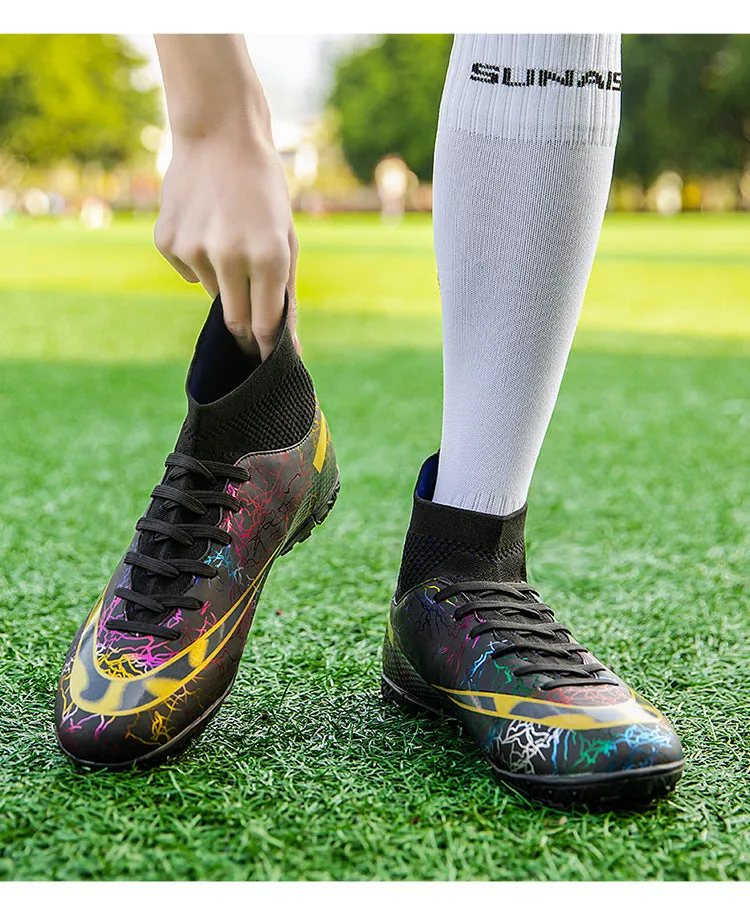 High-Top Soccer Cleats for Kids and adult, Training, Large Sizes