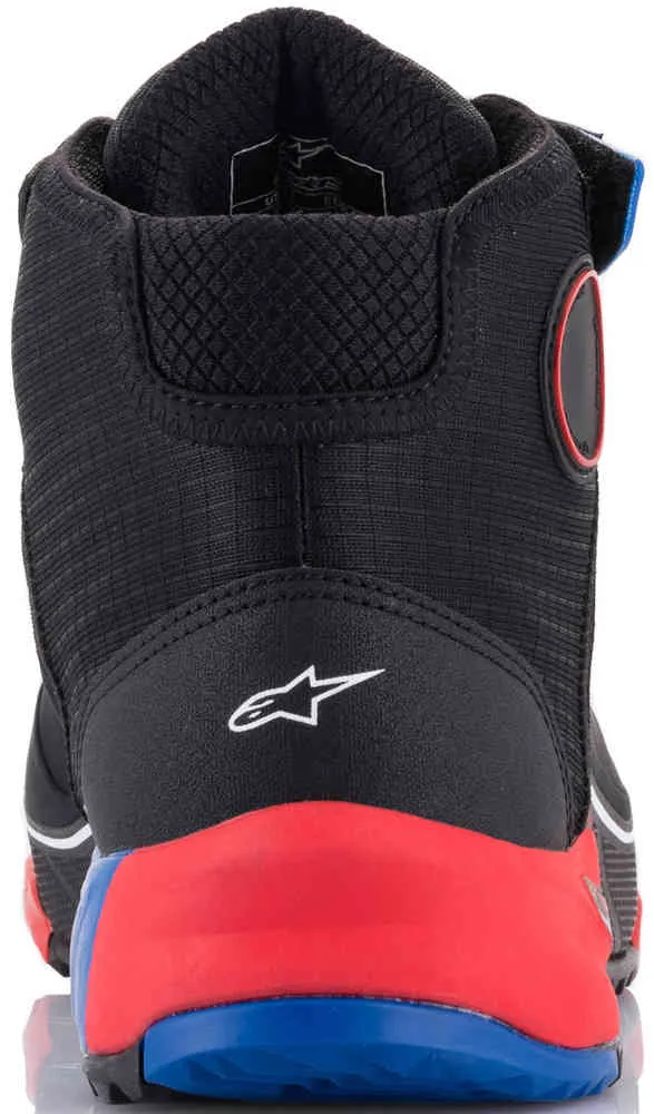 Honda CR-X Drystar Alpinestars Motorcycle Shoes, Black/Red/Blue