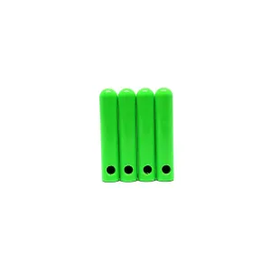 Metal Aglets Removable Tips - Neon Green