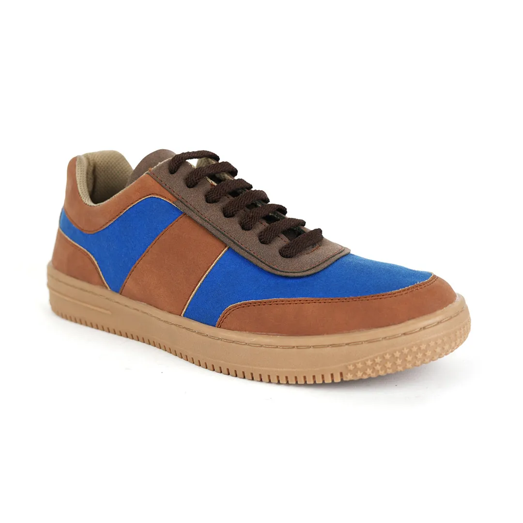 Monkstory Urban Street Sneakers - Blue/Brown