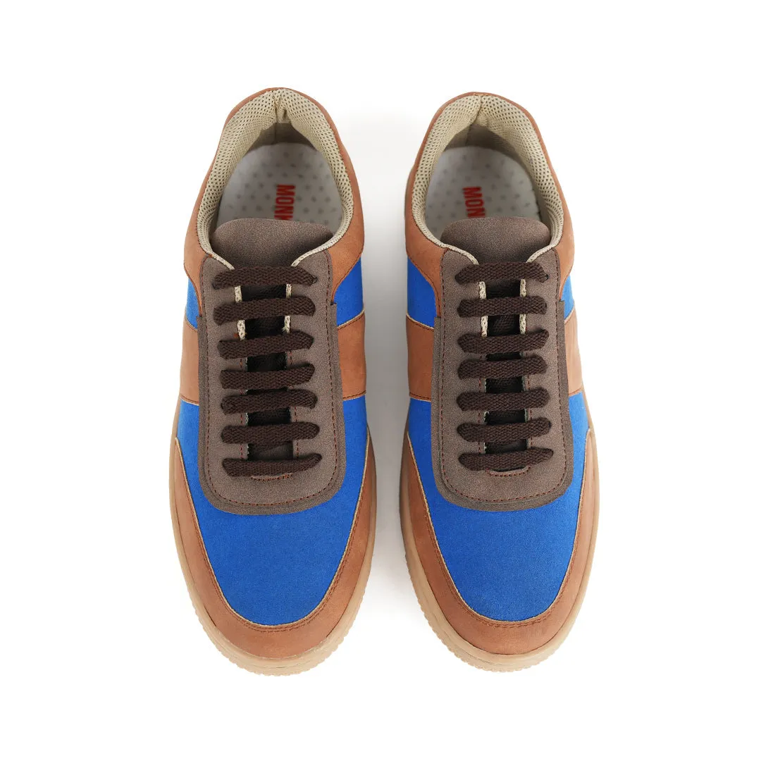 Monkstory Urban Street Sneakers - Blue/Brown