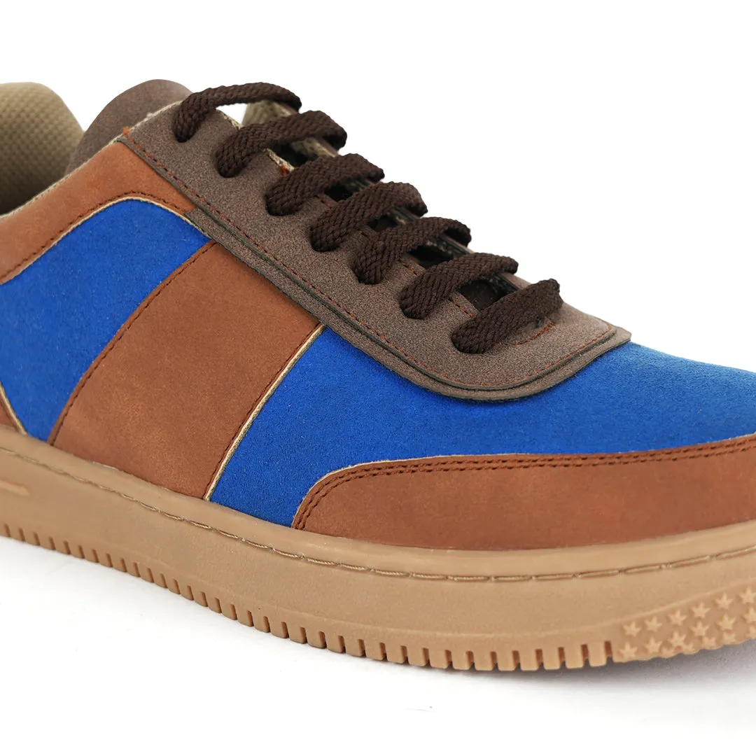 Monkstory Urban Street Sneakers - Blue/Brown