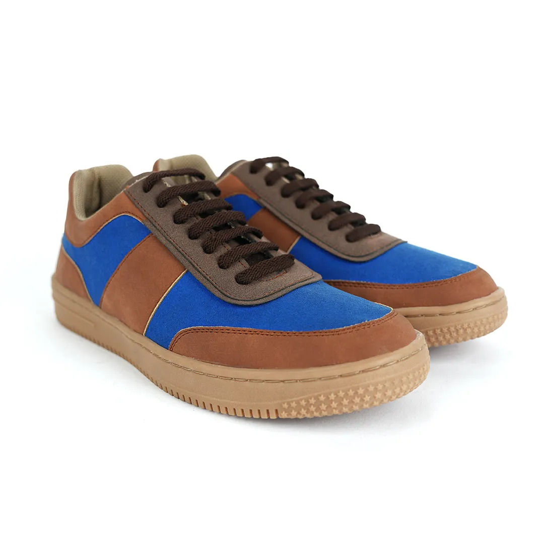 Monkstory Urban Street Sneakers - Blue/Brown