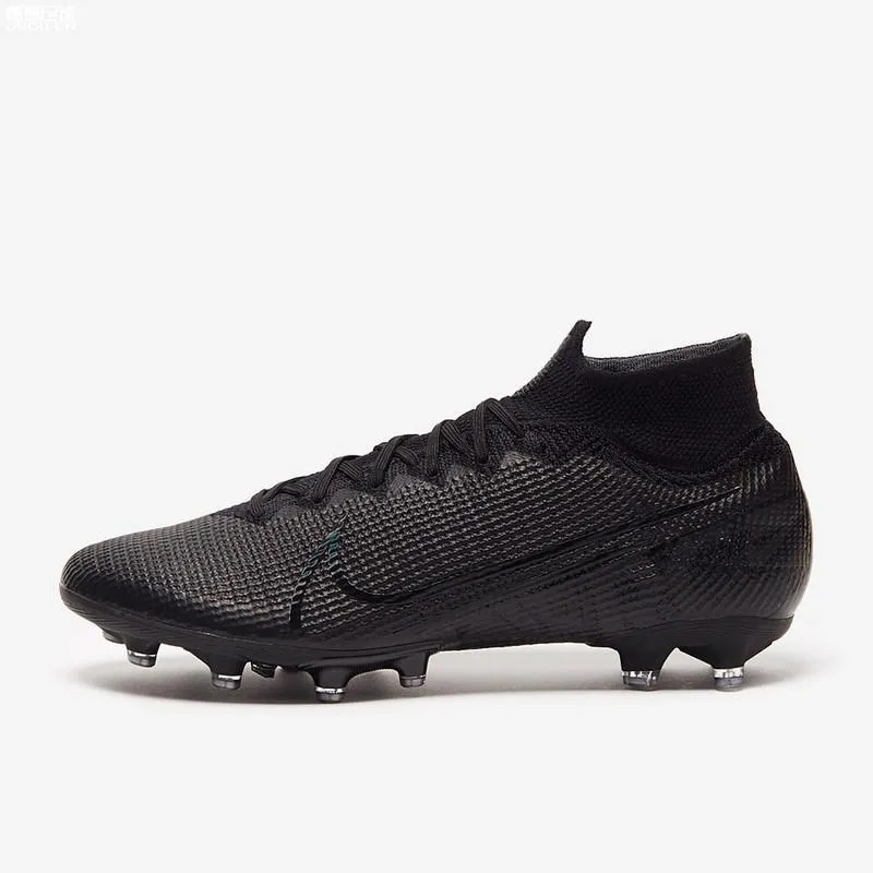 NIKE Superfly VII New Lights Flyknit 360 Soccers Cleats Shoes All Black