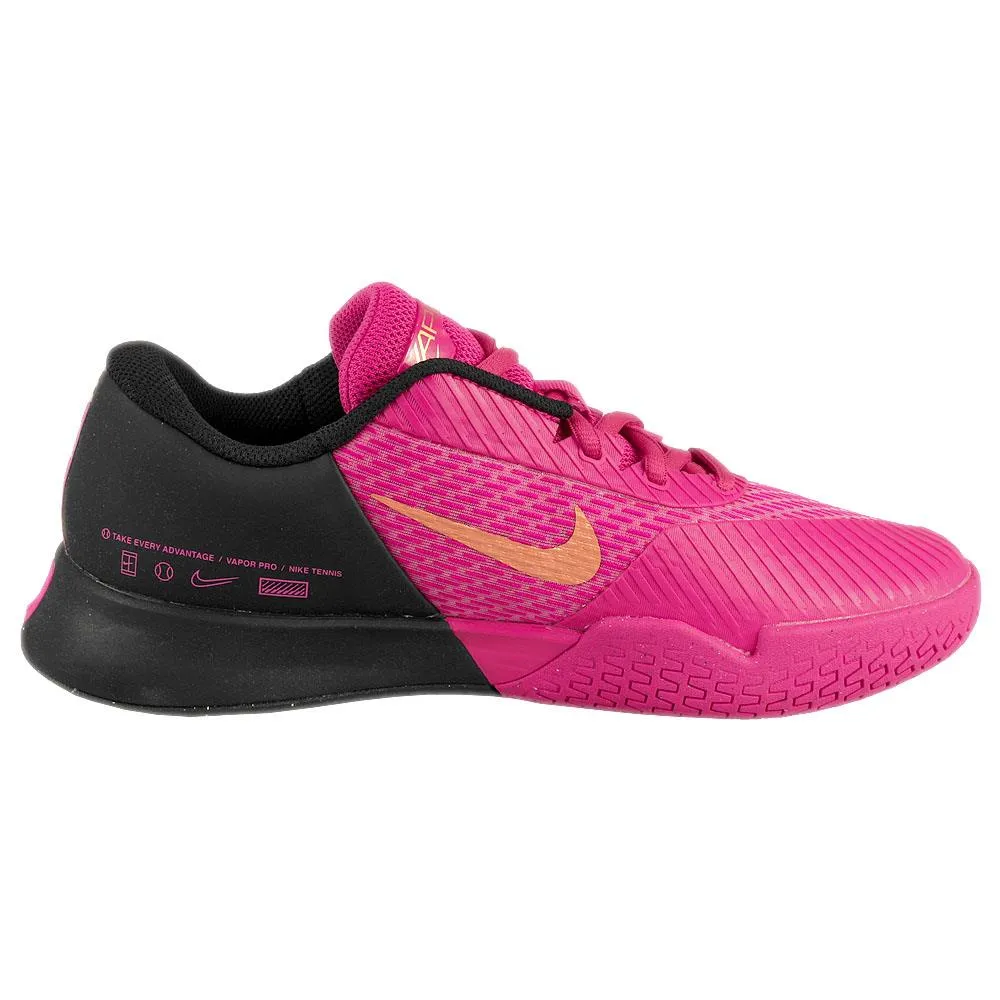 Nike Women's Air Zoom Vapor Pro 2 - Premium - Fireberry/Black