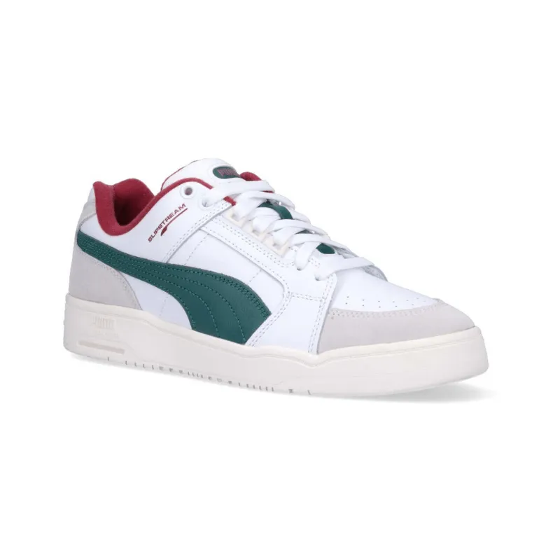 Puma Slipstream Low Retro "White-Malachite"- Men's