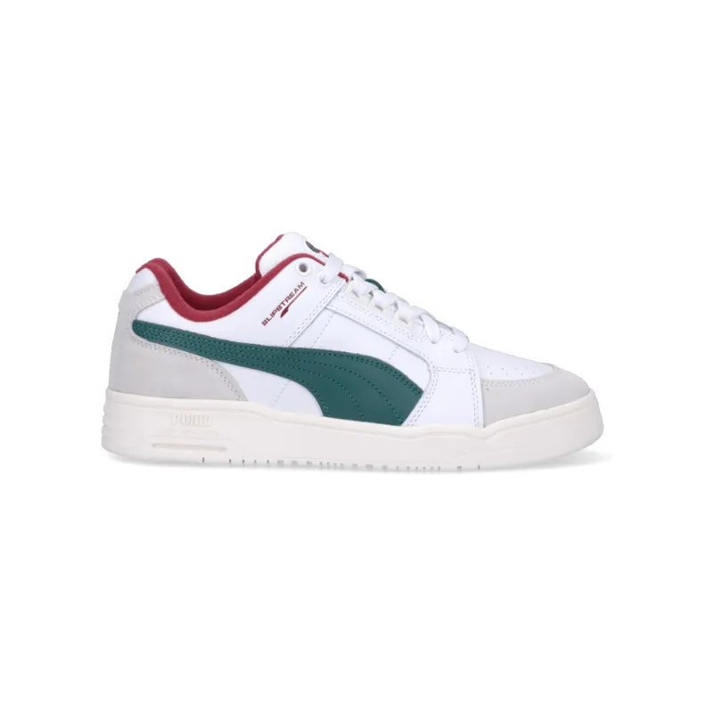 Puma Slipstream Low Retro "White-Malachite"- Men's