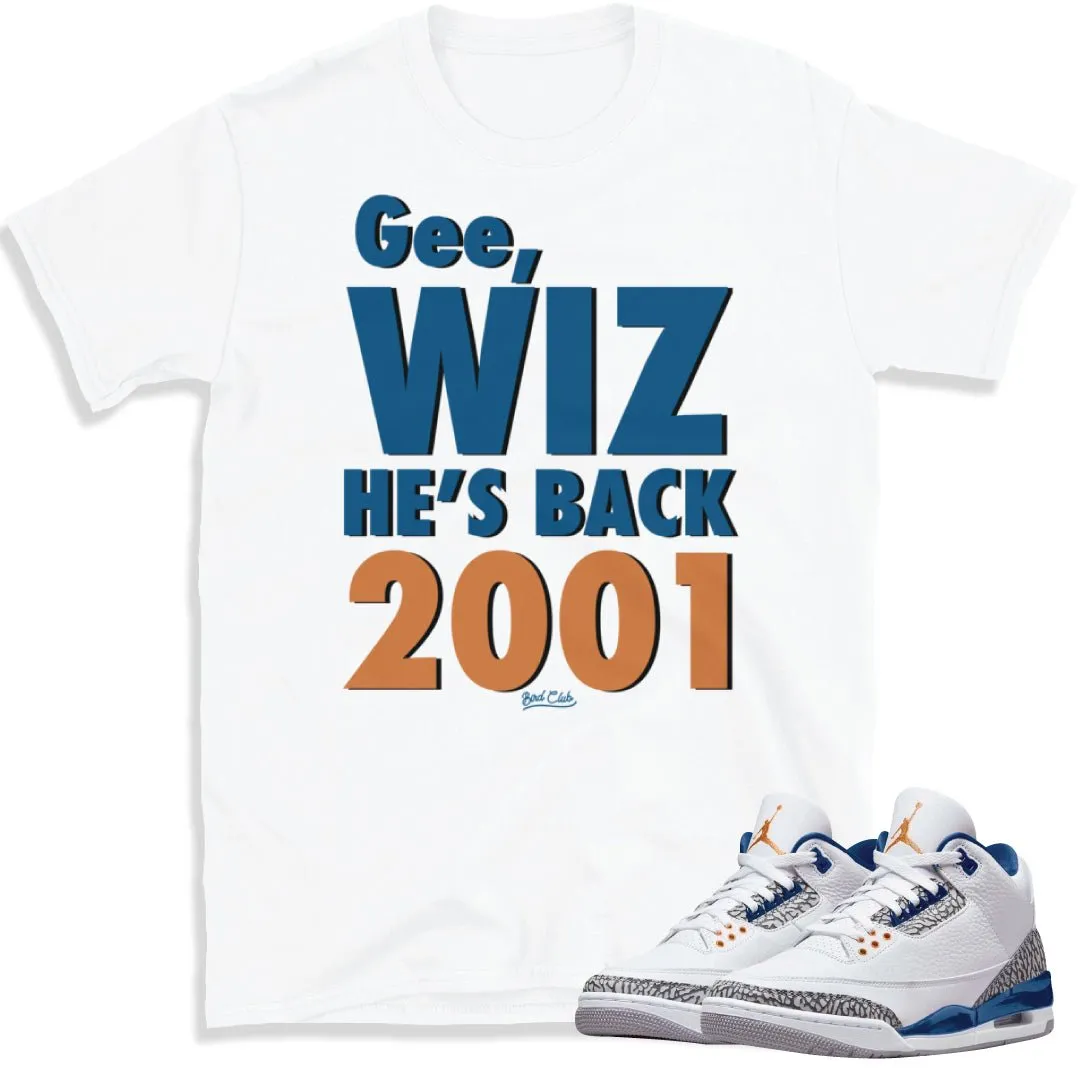 Retro 3 Wizards Gee WIZ Shirt