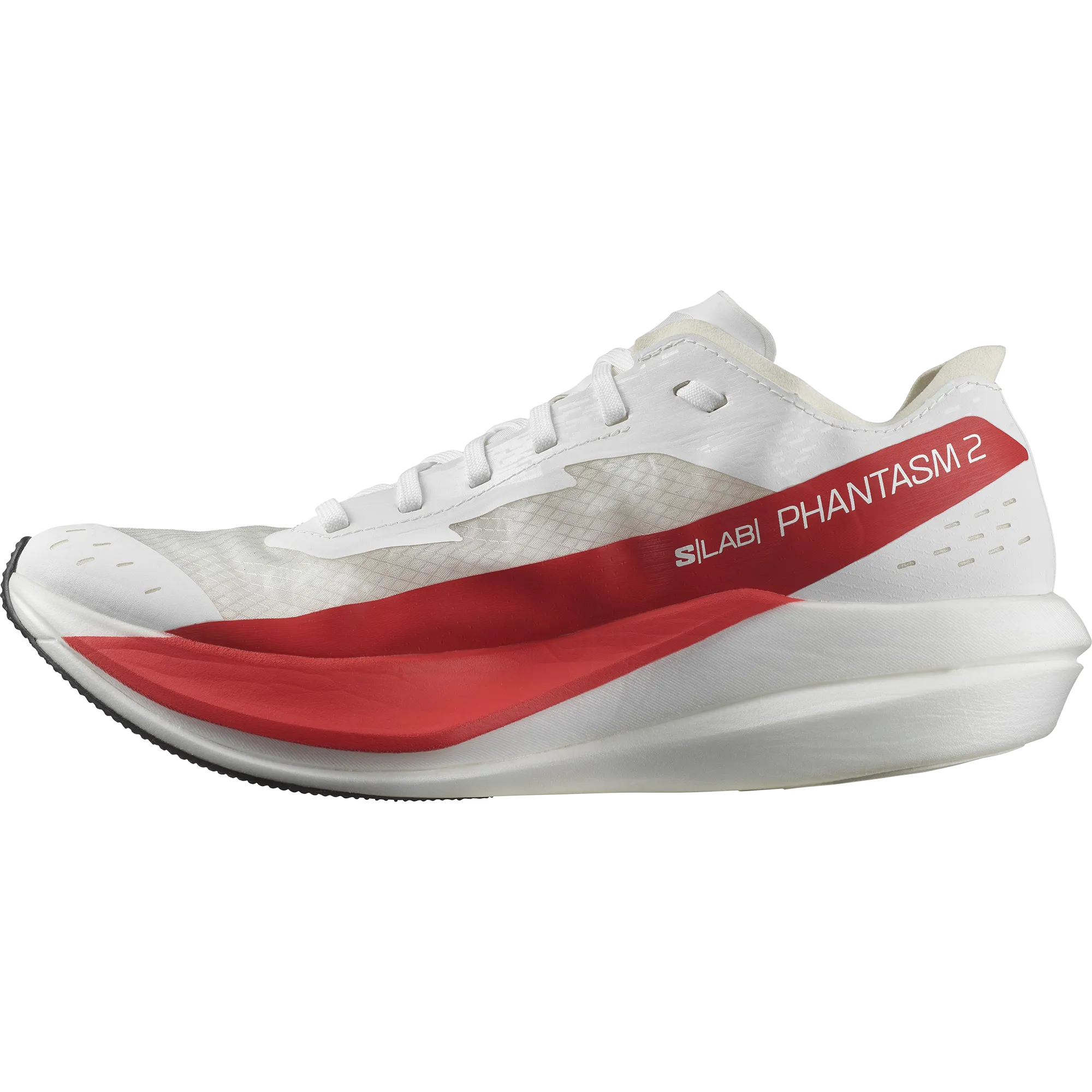 Salomon S/LAB Phantasm 2 Shoe (Unisex) White / White / High Risk Red