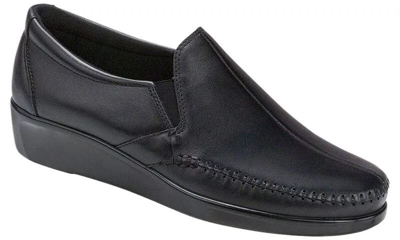 SAS Women's Dream Slip On Loafer BLACK