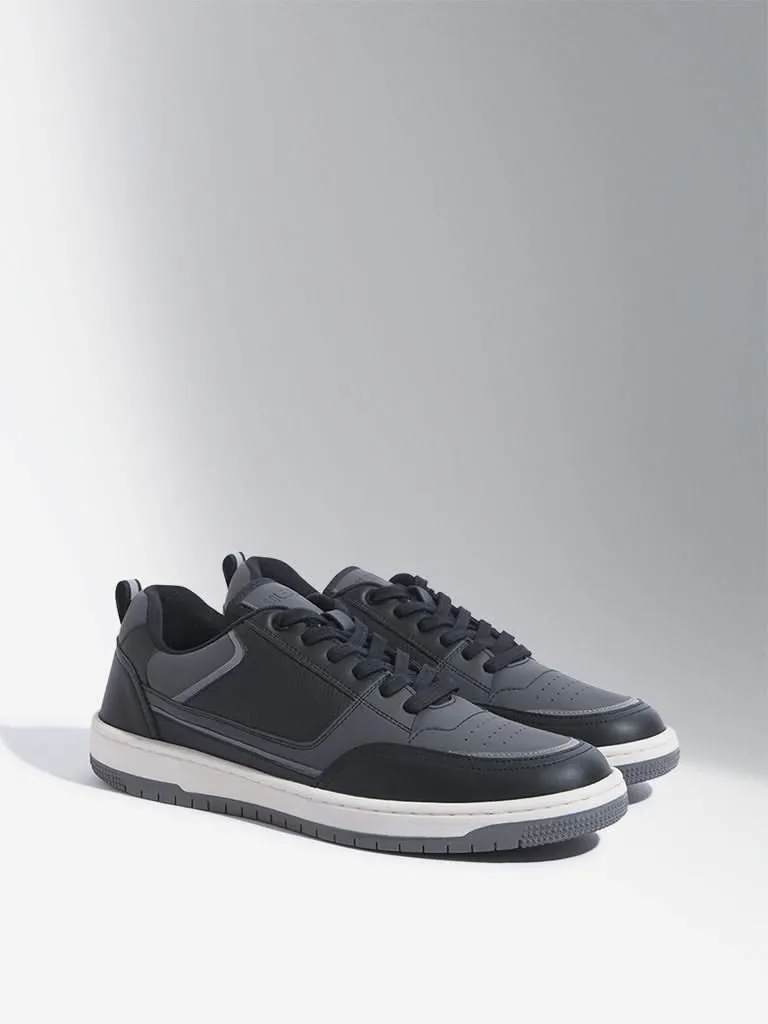 SOLEPLAY Black Perforated Sneakers