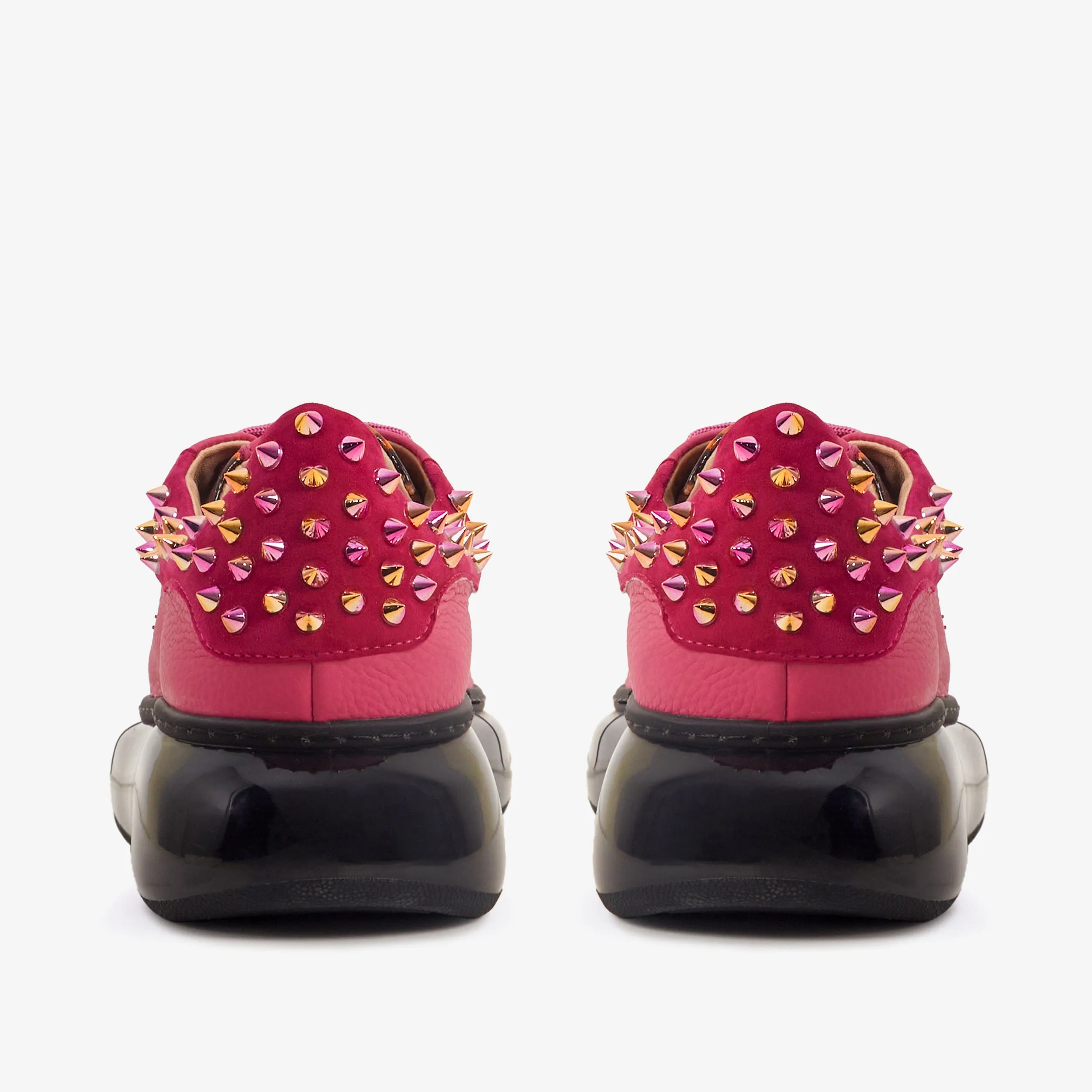 The Venezia Fushia Leather Women Sneaker