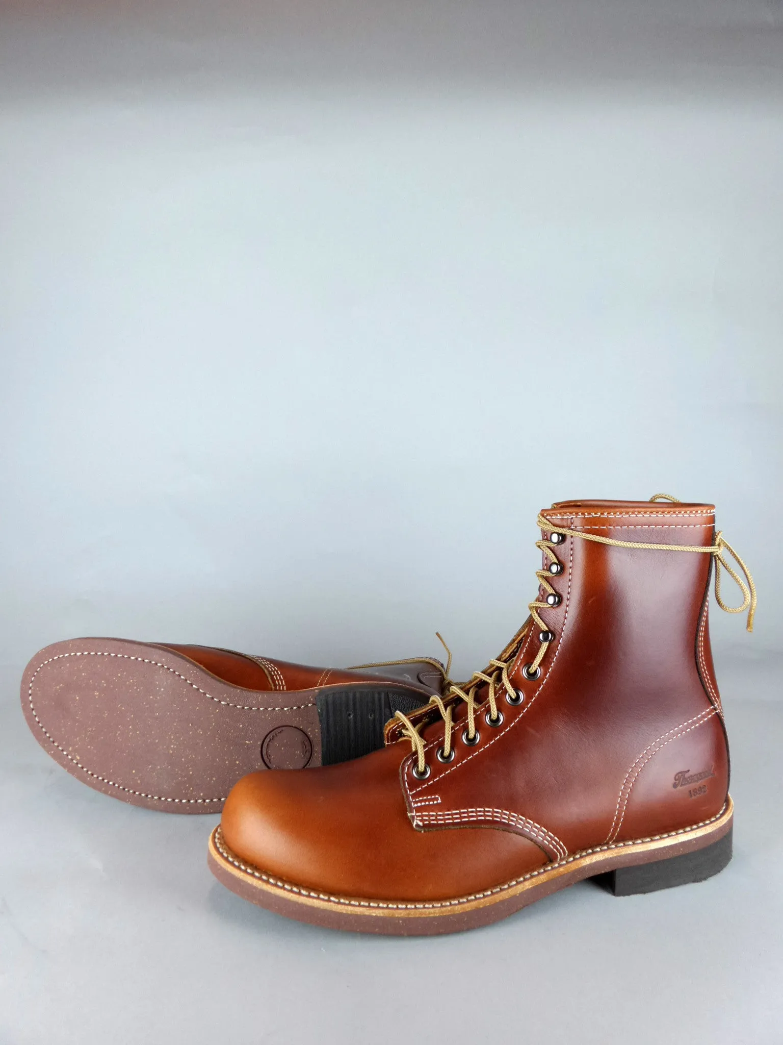 Thorogood 1892 Tomahawk 8 Inch Boots in Cognac