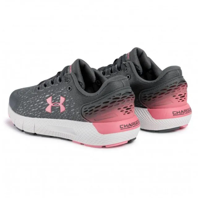 Under Armour Charged Rogue 2 Women Running Shoes Grey Pink