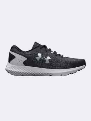 Under Armour Charged Rogue 3 Knit Men Running Shoes Black/White