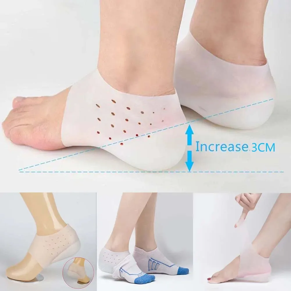 Unisex Solid Silicone Comfort Insoles