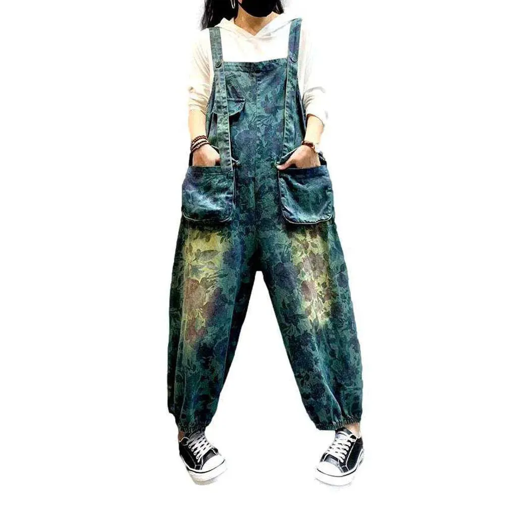 Vintage jean overall for women