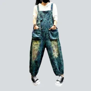 Vintage jean overall for women