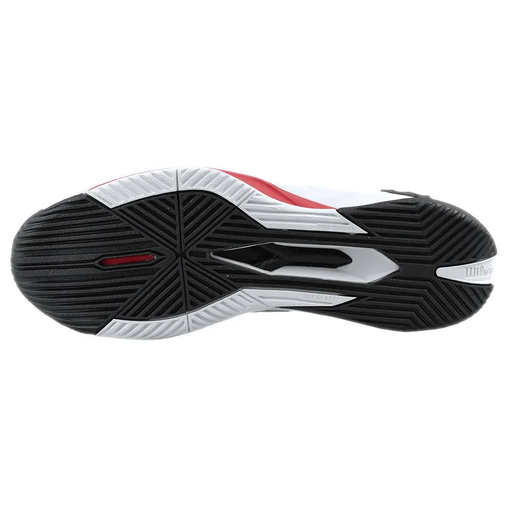 Wilson Men's Rush Pro 4.0 - Black/Poppy Red